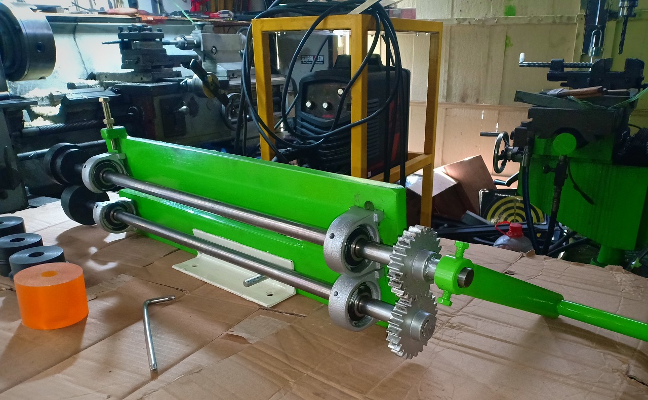 Bead Roller Manual untuk Membuat Profil Plat Aluminium atau Plat Besi