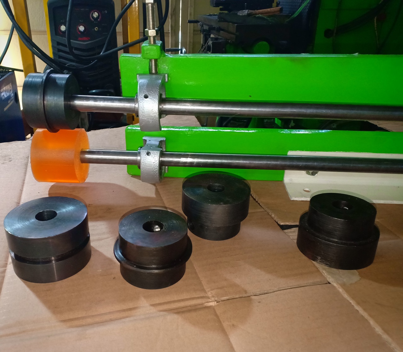Bead Roller Manual untuk Membuat Profil Plat Aluminium atau Plat Besi