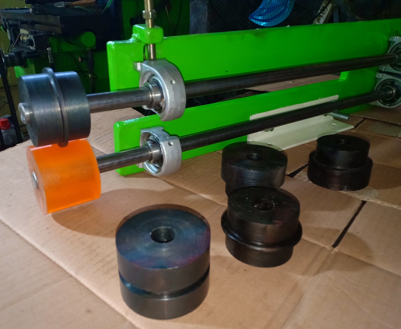 Bead Roller Manual untuk Membuat Profil Plat Aluminium atau Plat Besi