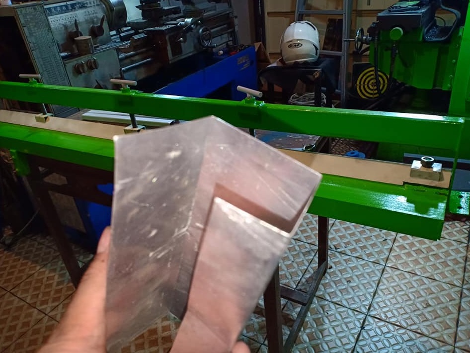 Alat Bending Plat Lebar 2.5m - 250cm Tekuk Plat Pembuatan Pertamini