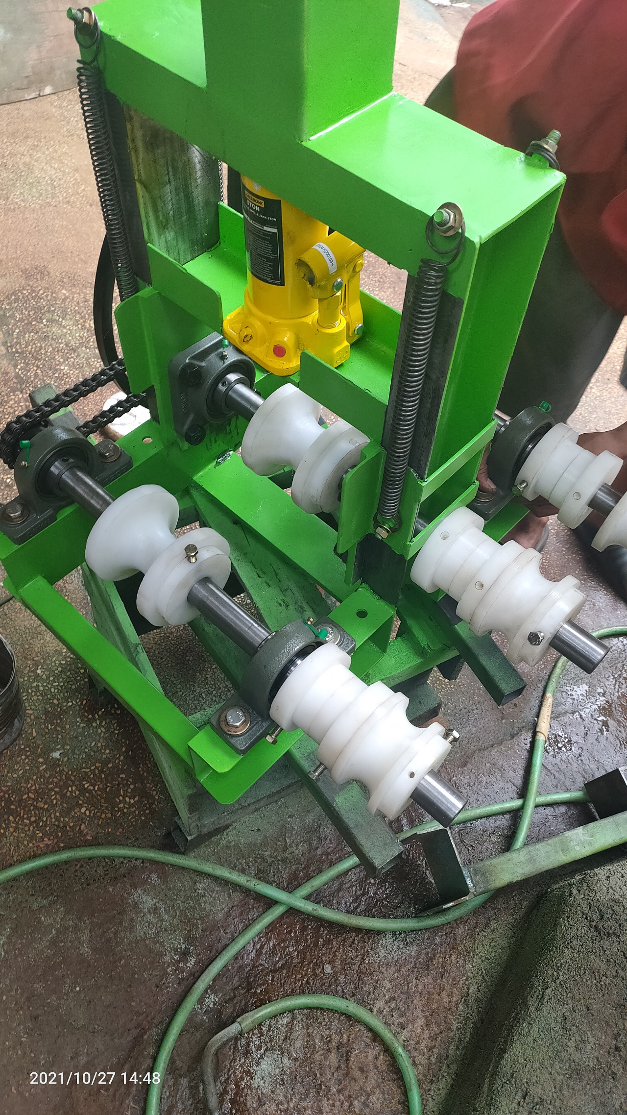 Bead Roller Manual untuk Membuat Profil Plat Aluminium atau Plat Besi