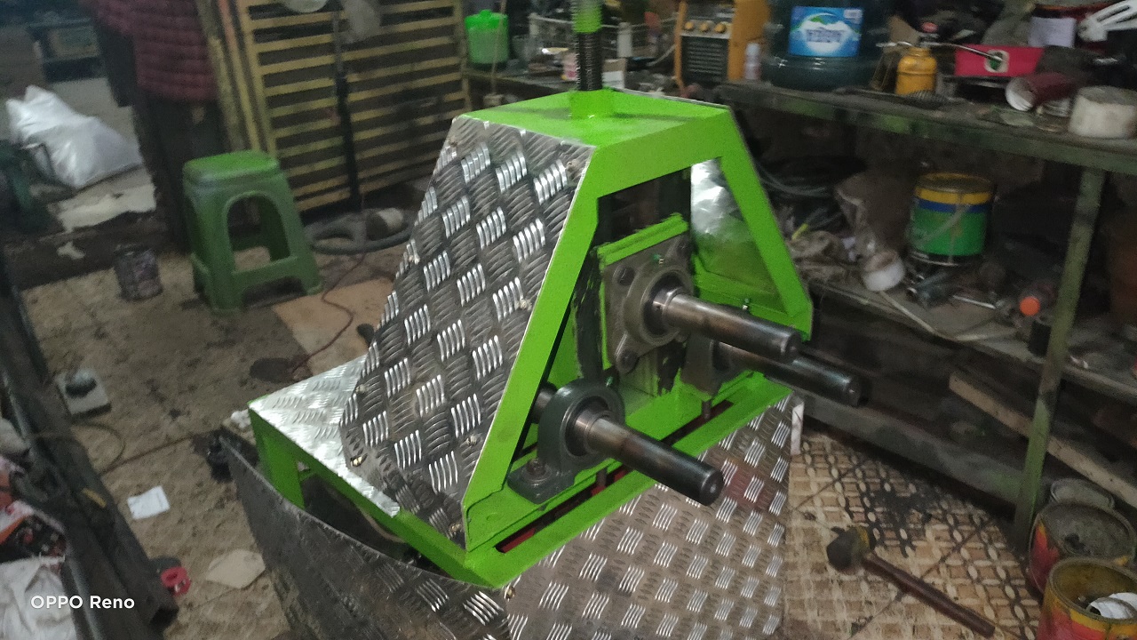 Mesin Roll Pipa Oromatis 2HP untuk Membuat Pipa Lengkung atau Lingkaran