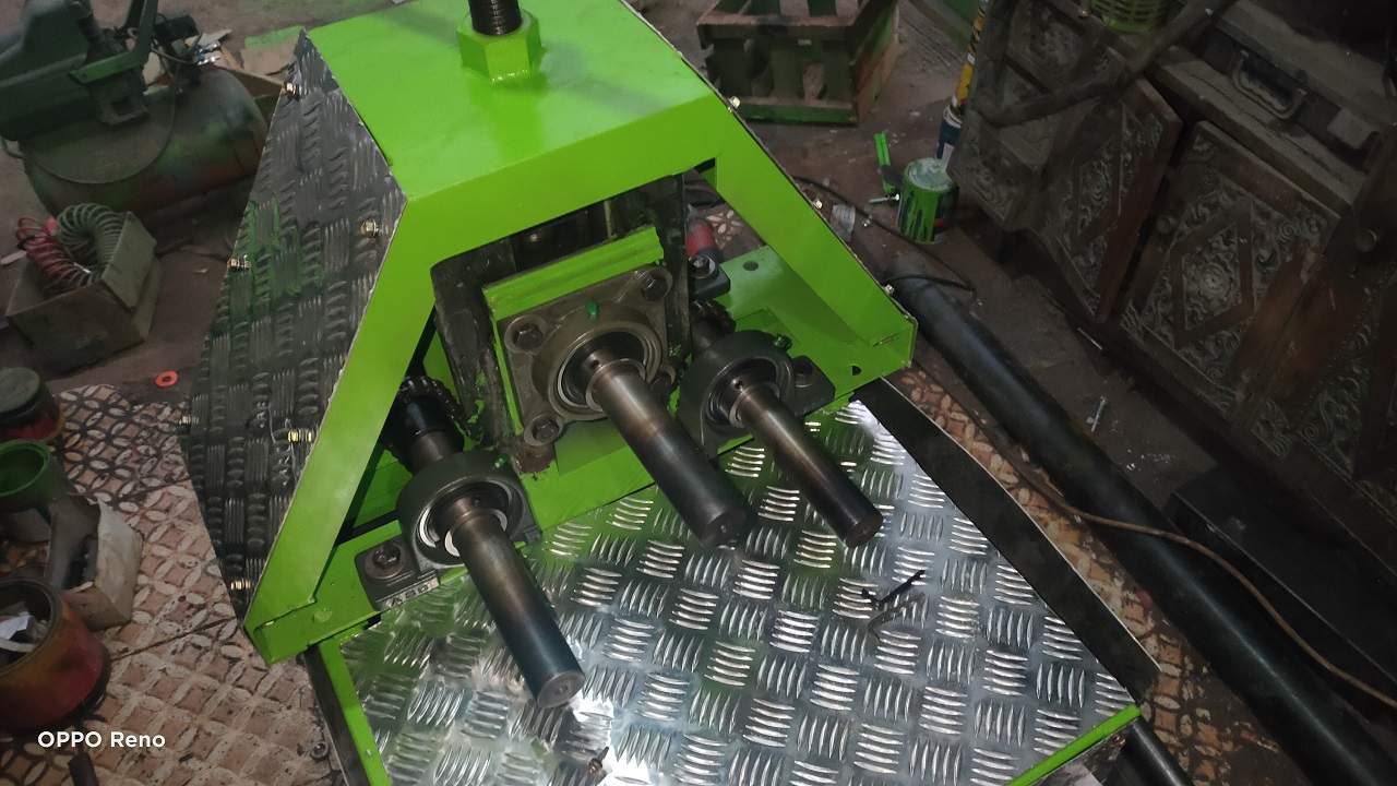 Mesin Roll Pipa Oromatis 2HP untuk Membuat Pipa Lengkung atau Lingkaran