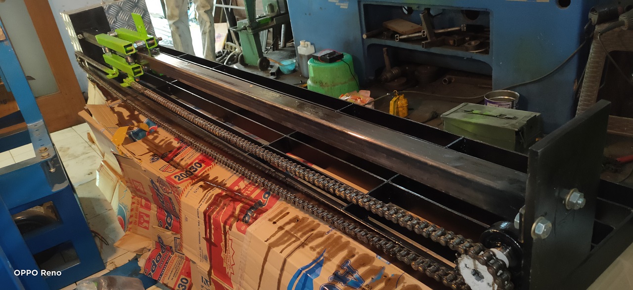 Track Eretan untuk Plasma Cutting Bergerak Lurus