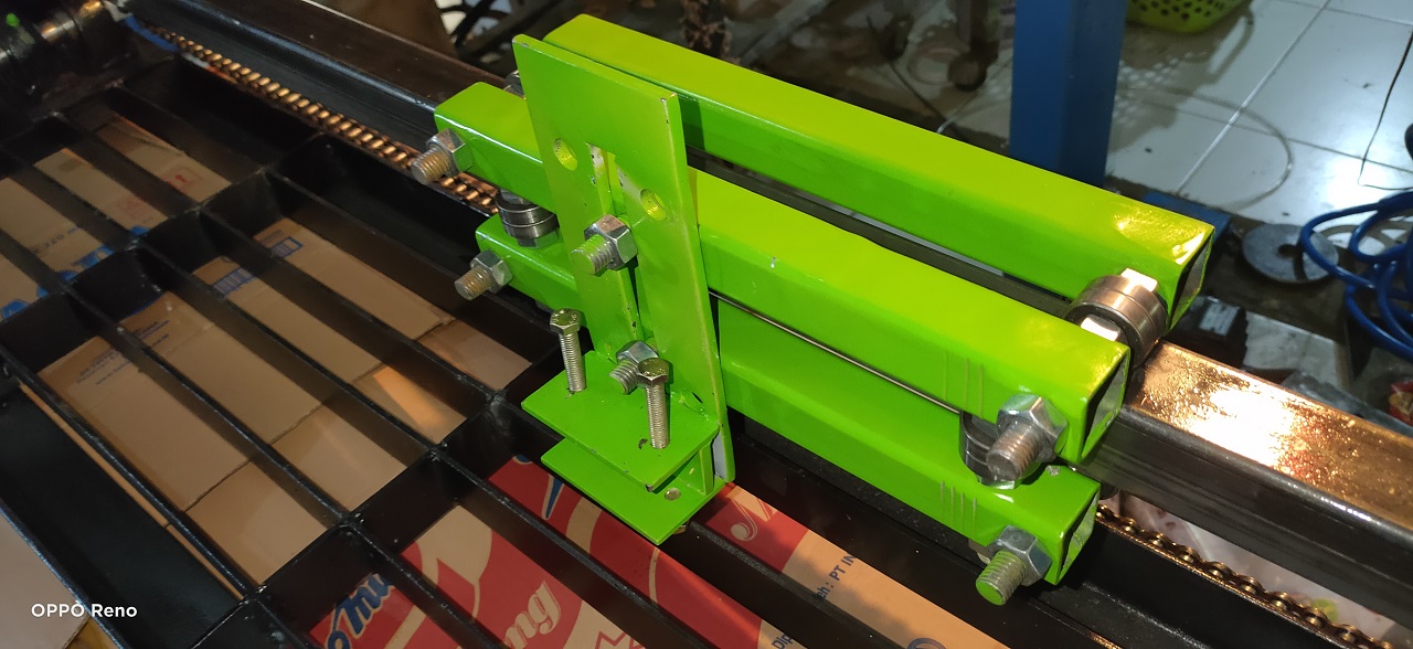 Track Eretan untuk Plasma Cutting Bergerak Lurus