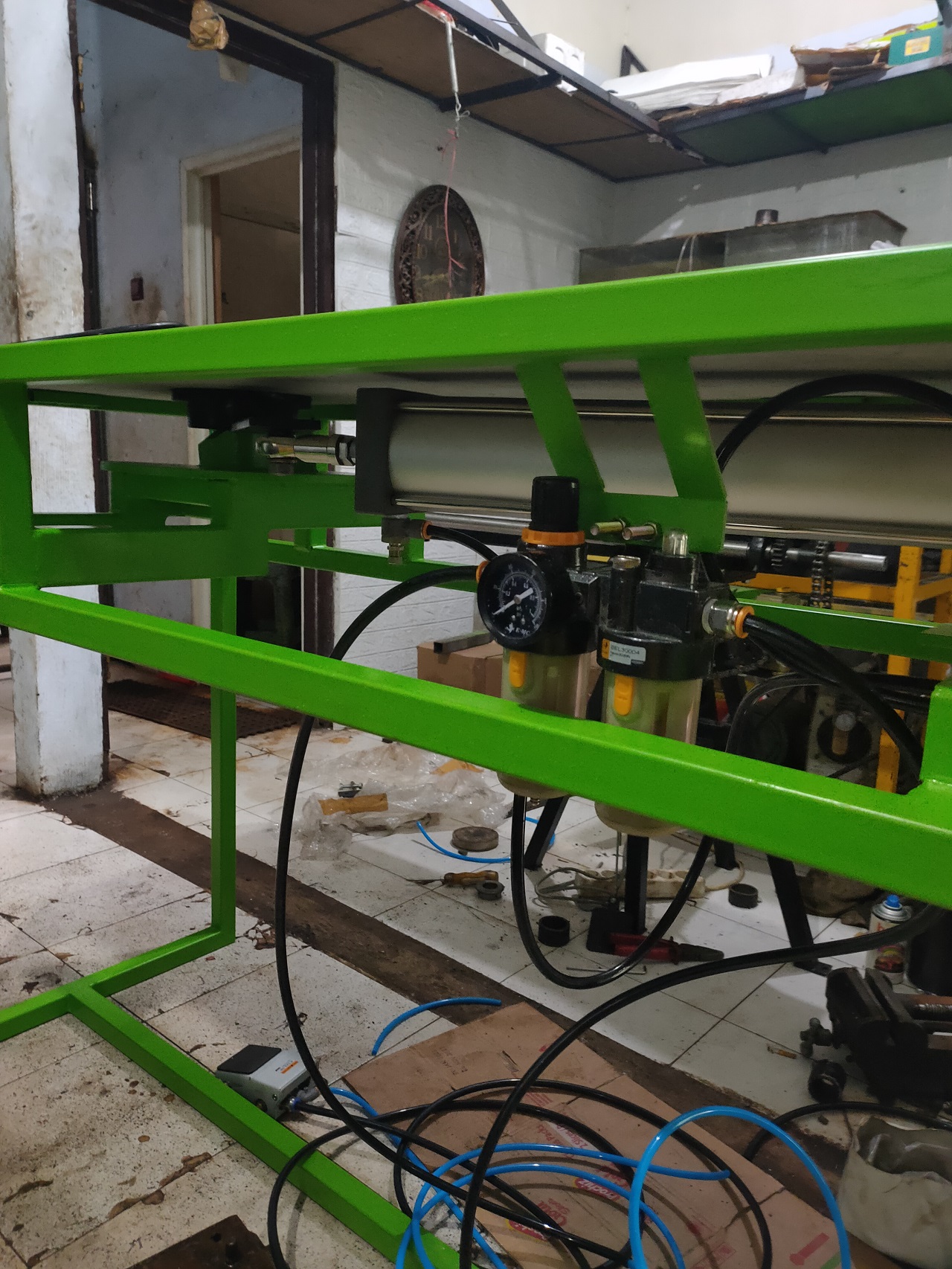 Rebar Bender Mesin Tekuk Besi Beton Pneumatic